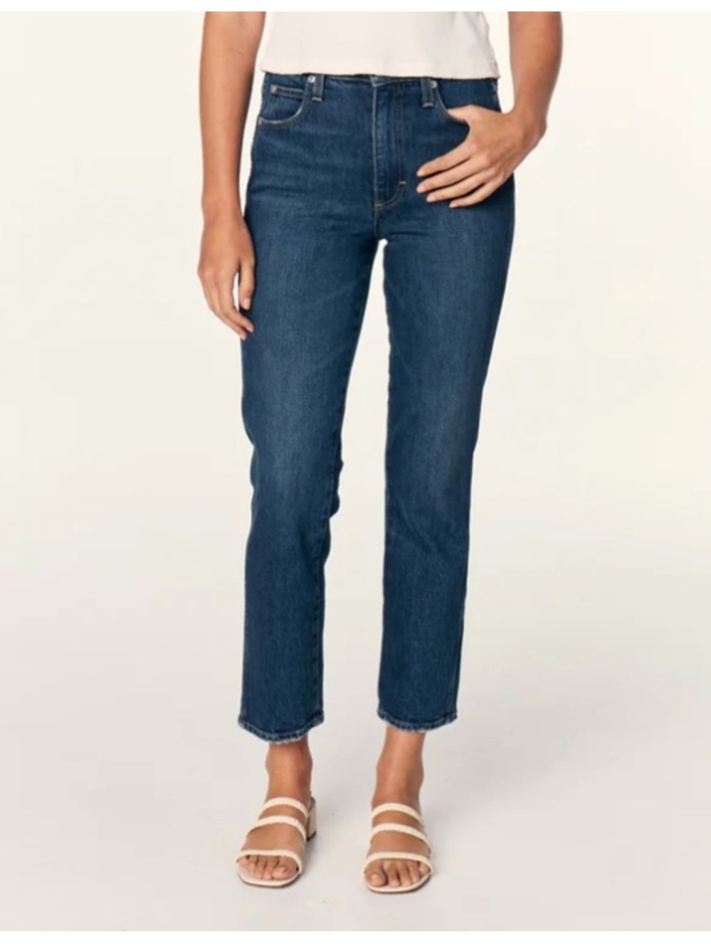 AMO Chloe Crop Jeans in Affection